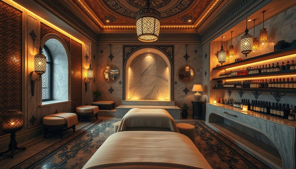 traditional turkish massage at a taksim spa