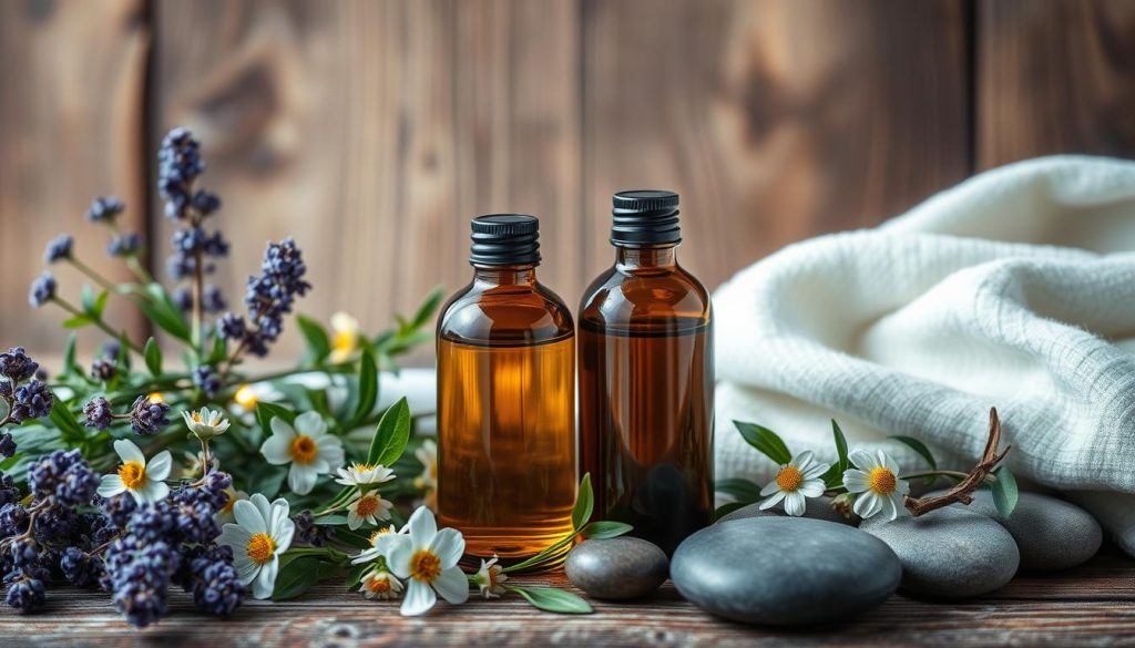 Stress relief massage oil blend