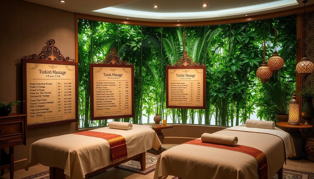 Turkish massage price ranges