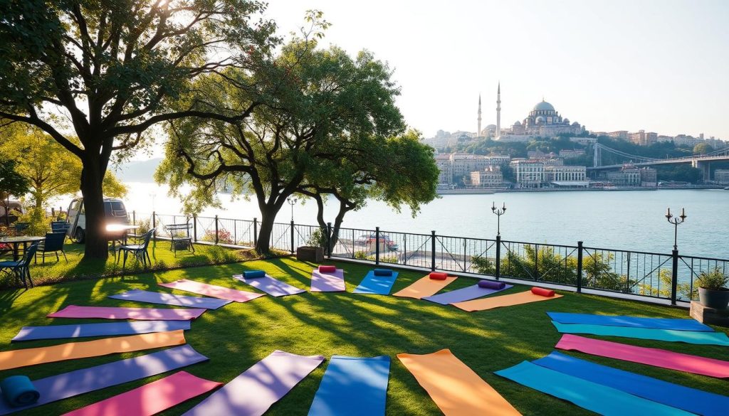 Yoga practices in Istanbul