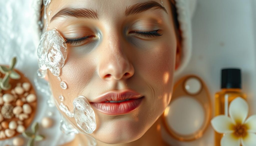 cleansing facial skin