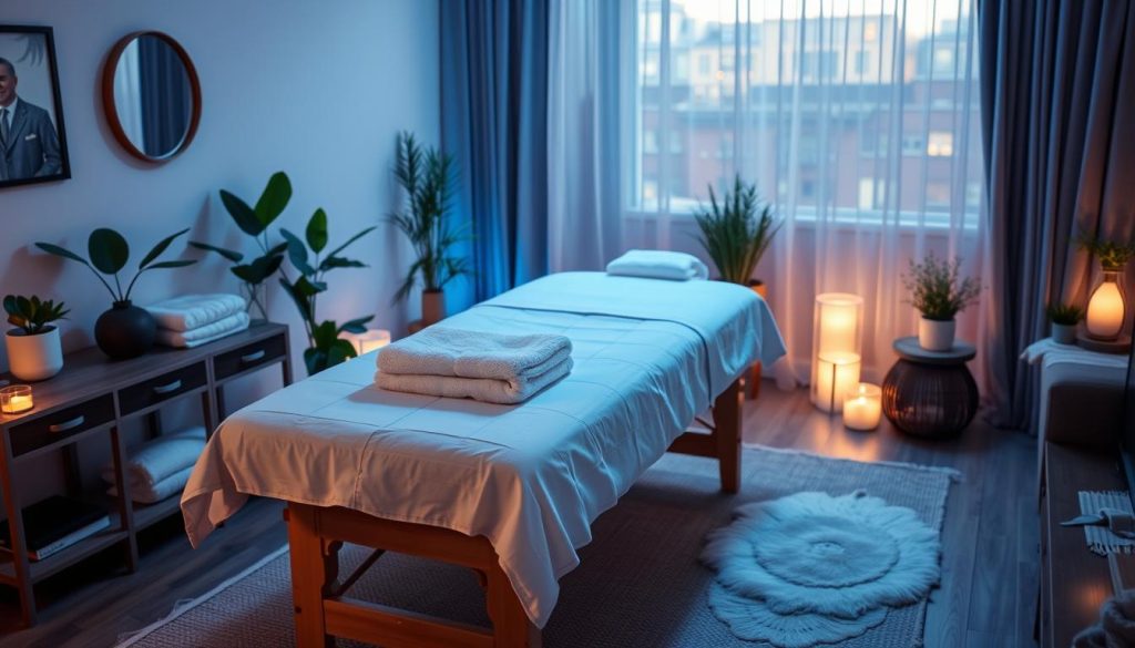 efficient home massage setup