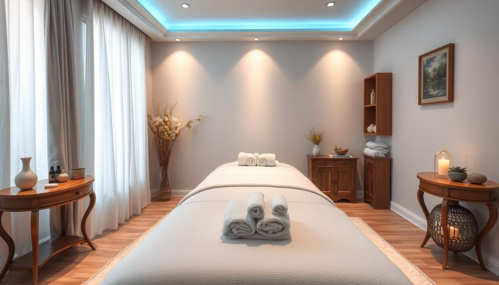 european massage session