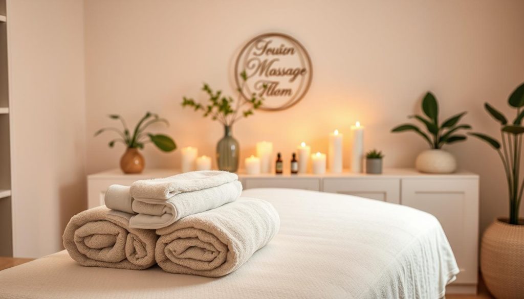 face massage space preparation