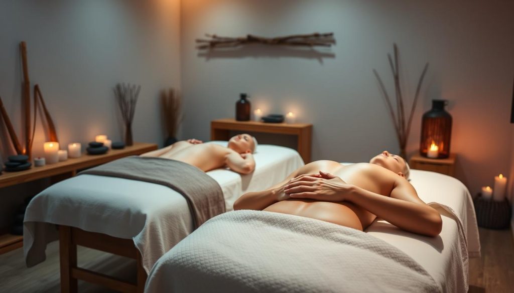 four-handed massage therapy
