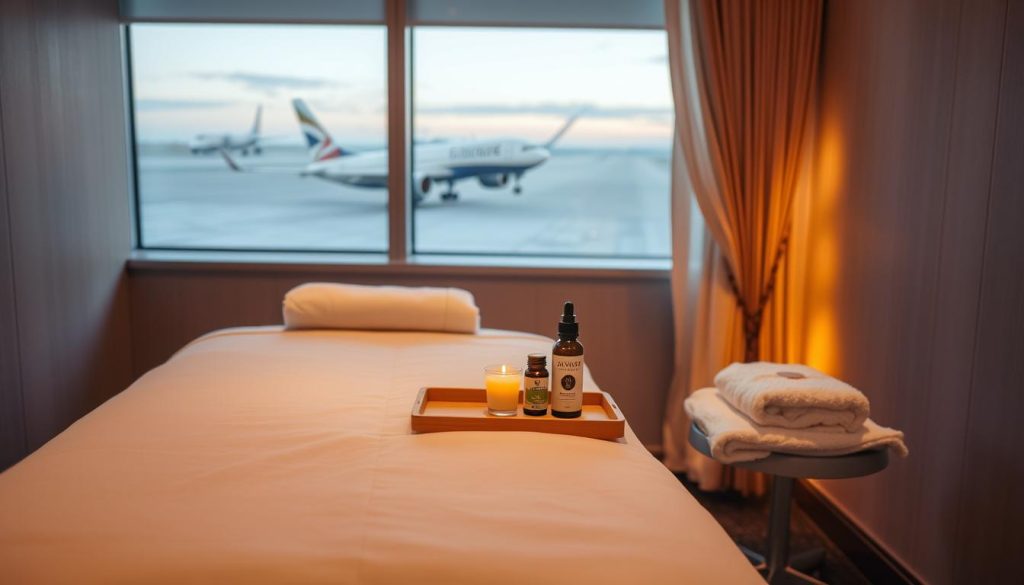 preparing for massage