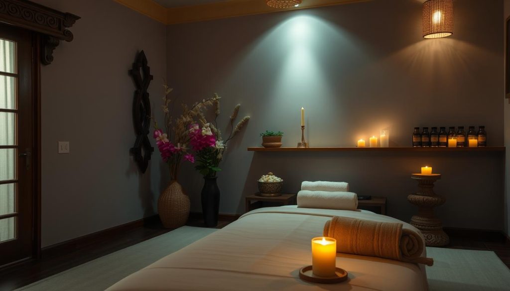 preparing for thai massage