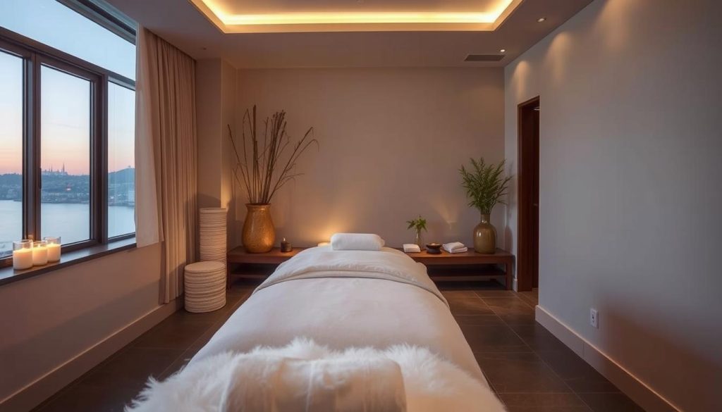 relaxing massage at Fairmont Quasar Istanbul