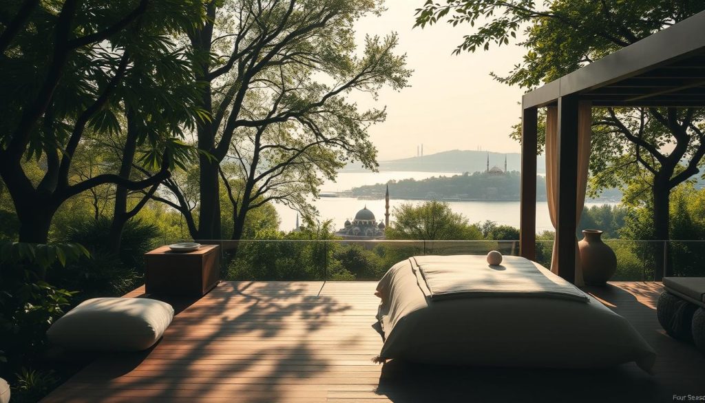 Four Seasons Bosphorus outdoor massage Four Seasons Bosphorus outdoor massage