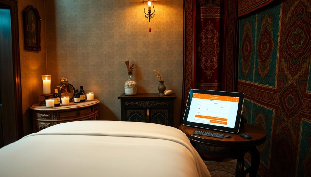 Istanbul massage booking process