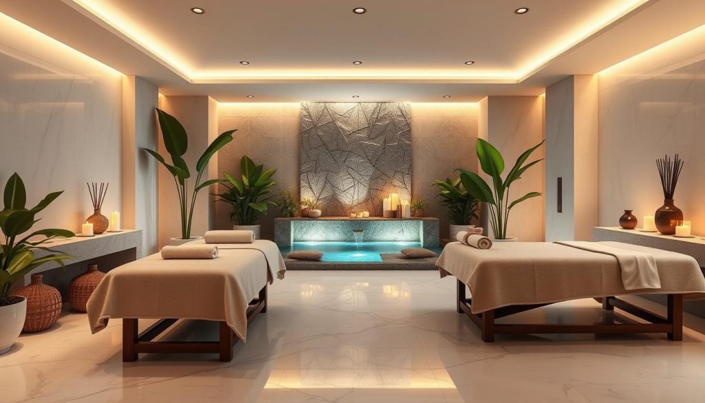 Luxurious spa services