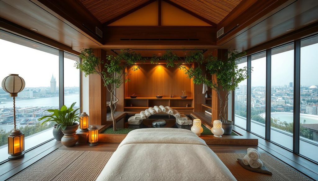 Luxury hotel spa offering massage japanese in Istanbul