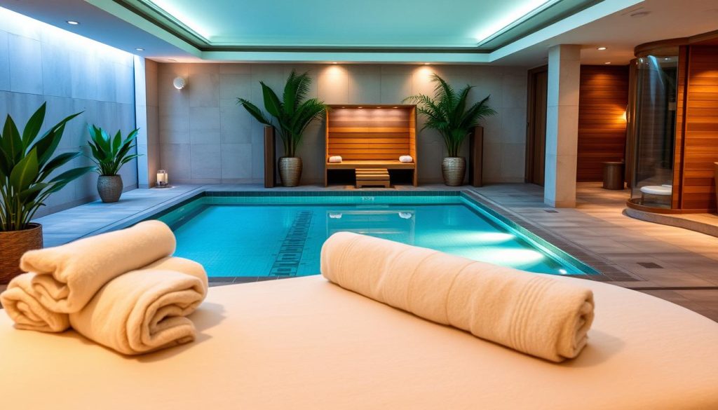 Spa wellness amenities