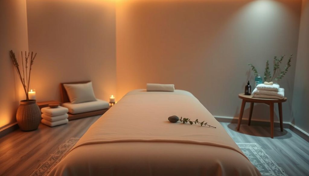 pre-massage preparation