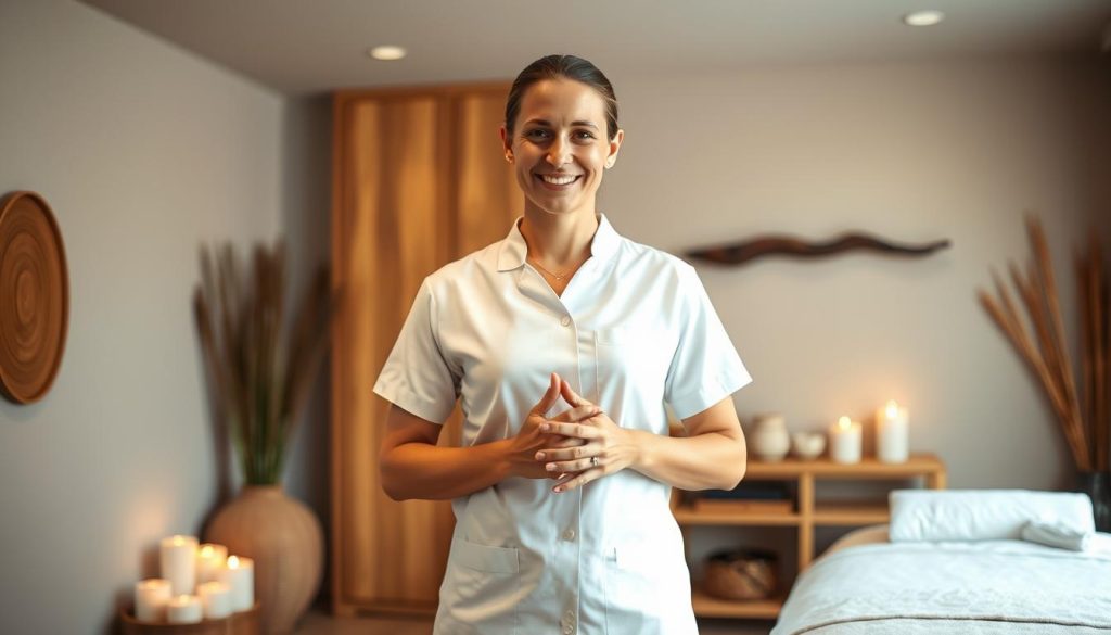 professional massage therapist