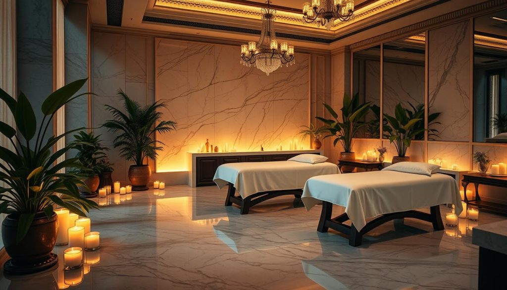 Luxurious spa treatments