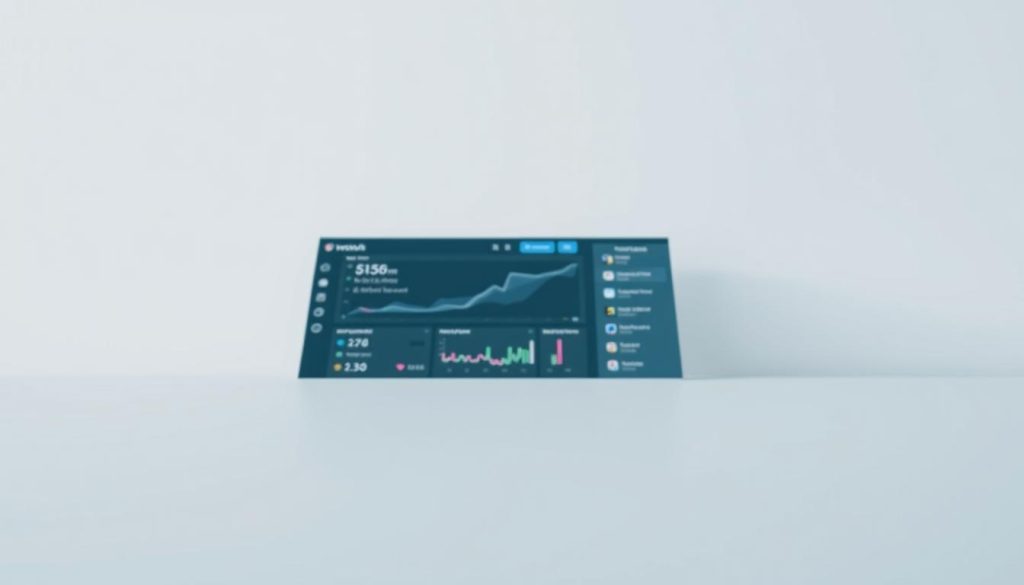 A sleek, user-friendly platform interface with a clean, minimalist design. The foreground features a modern dashboard with intuitive controls and clear visual indicators. The middle ground showcases a responsive, mobile-friendly layout with smooth animations and interactive elements. The background has a subtle gradient or geometric pattern that provides a polished, tech-savvy aesthetic. The lighting is soft and balanced, creating a welcoming and accessible atmosphere. The camera angle is slightly elevated, offering a comprehensive view of the platform's features and functionality.