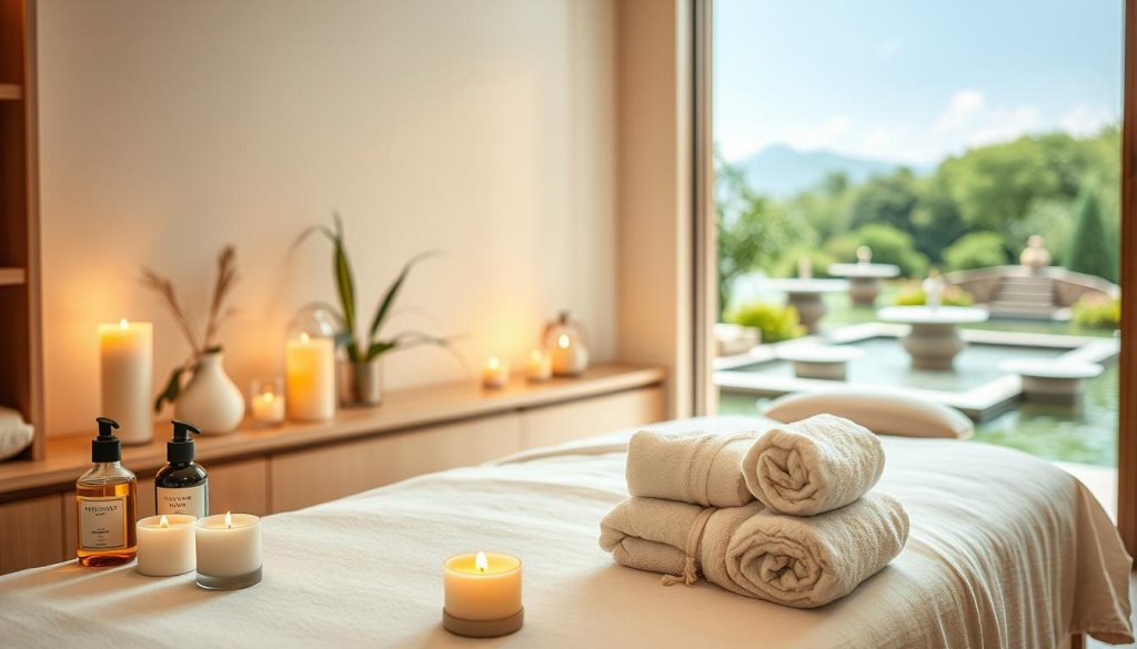 A serene and inviting massage spa setting, with an array of personalized massage packages artfully displayed. Soft, natural lighting illuminates the scene, creating a warm and soothing ambiance. In the foreground, a selection of massage oils, candles, and plush towels are arranged with care, hinting at the luxurious treatments available. The middle ground features a cozy massage table, draped in crisp linens, inviting the viewer to imagine themselves indulging in a rejuvenating massage. In the background, a tranquil scene of lush greenery and calming water features, transporting the viewer to a peaceful oasis. The overall composition radiates a sense of relaxation and rejuvenation, perfectly capturing the essence of the Istanbul Kadıköy Massage Spa experience. A serene and inviting massage spa setting, with an array of personalized massage packages artfully displayed. Soft, natural lighting illuminates the scene, creating a warm and soothing ambiance. In the foreground, a selection of massage oils, candles, and plush towels are arranged with care, hinting at the luxurious treatments available. The middle ground features a cozy massage table, draped in crisp linens, inviting the viewer to imagine themselves indulging in a rejuvenating massage. In the background, a tranquil scene of lush greenery and calming water features, transporting the viewer to a peaceful oasis. The overall composition radiates a sense of relaxation and rejuvenation, perfectly capturing the essence of the Istanbul Kadıköy Massage Spa experience.