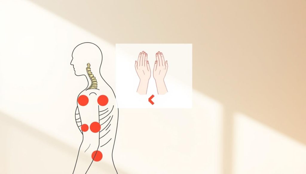 Which areas should not be massaged?