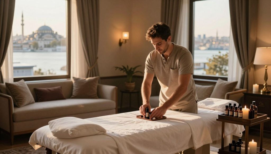 massage therapist to hotel Istanbul
